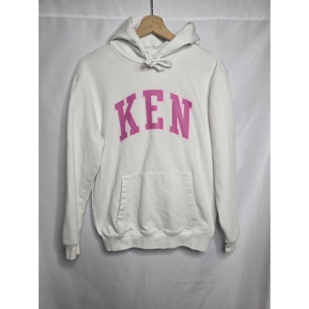 Gap Barbie Movie Arch Logo KEN Hoodie Medium Pullover Unisex SIZE XS- Stained